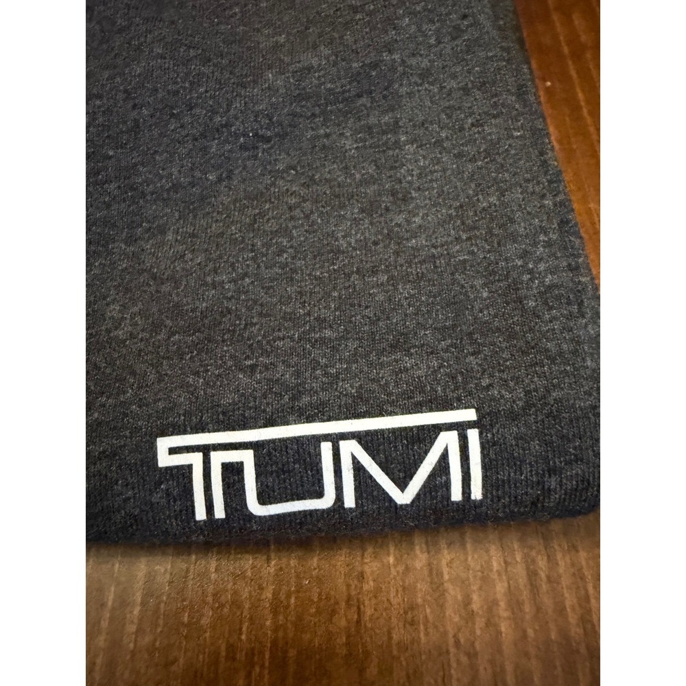 Tumi Air India Mens Loungewear Set Gray T-Shirt Joggers Pouch Size Large - Picture 6 of 10